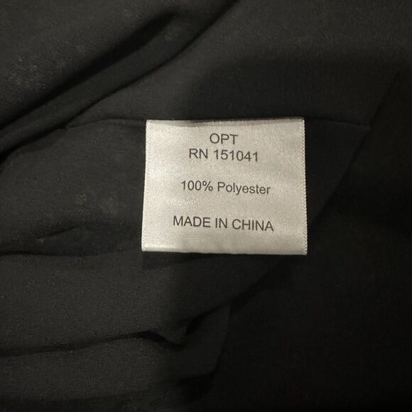 O.P.T. Black Floral Smocked Maxi Dress Whimsigoth Fairy Cottagecore Med Womens - Picture 12 of 14